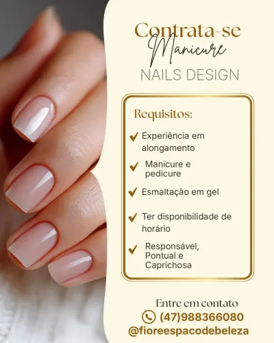 Vaga para Manicure Nails Design 