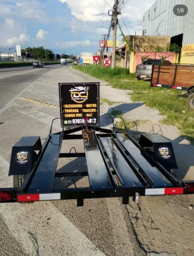 Carretinha para 3 Motos