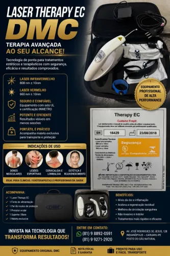 Laser Therapy EC DMC Completo | Laserterapia Profissional | Excelente Estado