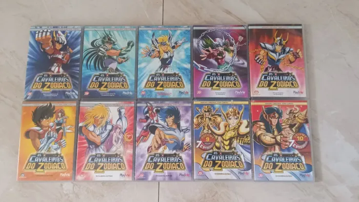 DVDs Os Cavaleiros do Zodíaco