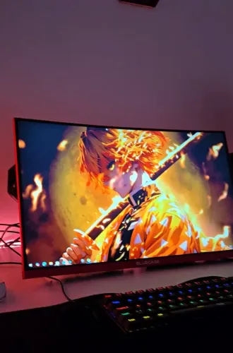 Monitor 24" 144Hz Curvo Bluecase