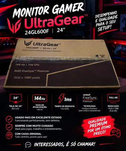 Monitor gamer LG 
