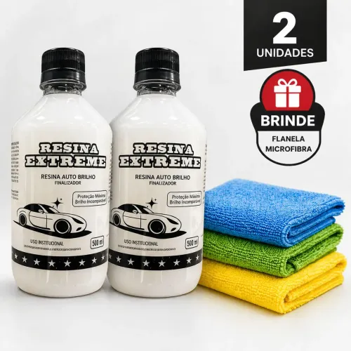Kit 2 Resina Extreme - Brilho de Concessionária | Pague Só Na Entrega