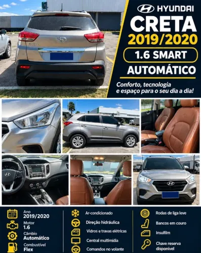 Hyundai Creta Smart 1.6 16V Flex Aut. 2019