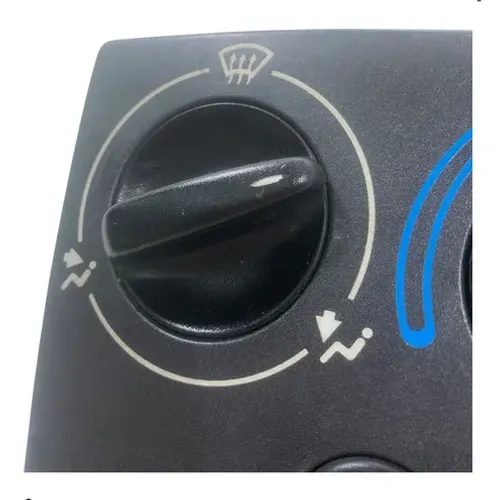 Botão Comando Ar-condicionado Fiesta 1996 A 2003 Preto