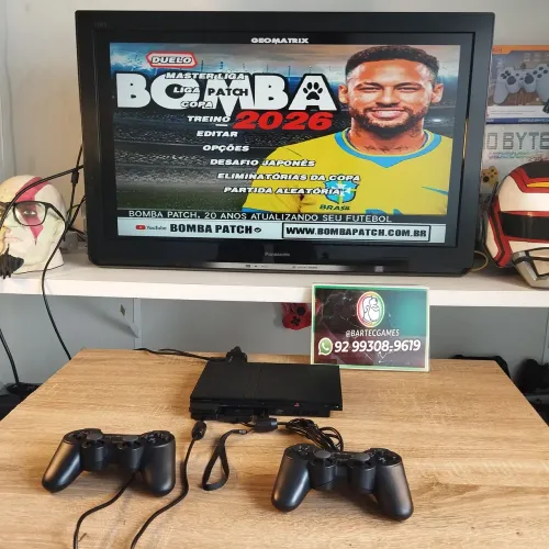 Ps2 com jogos atualizado 60 jogos