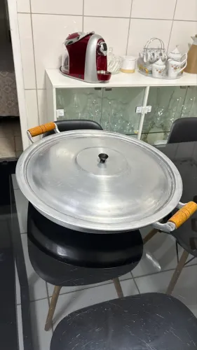 Panela de alumínio batido 