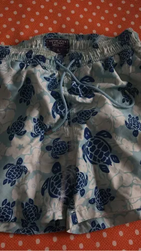 Short de Praia Vilebrequin Original - Estampa Tartaruga (Tam. M)