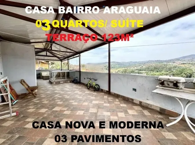 Vendo Troco Casa Moderna 03 Quartos/Suíte Araguaia Região Barreiro