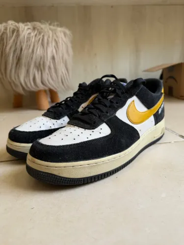 Nike Air Force 1 Low GS Athletic Club Black University Gold 