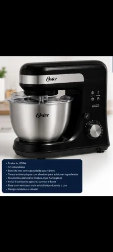 Vendo batedeira planetária Oster 