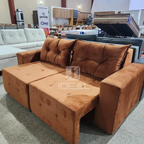 SOFÁ RETRÁTIL TRÊS LUGARES