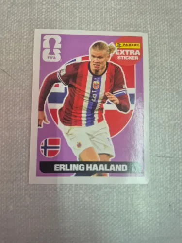 Extra Sticker Haaland Bordô Original