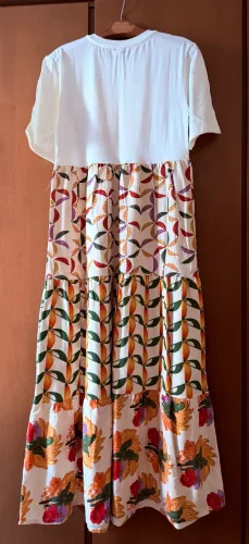 Vestido T-Shirt Coração Tropical
