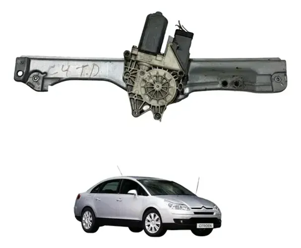 Máquina Vidro Porta Traseira Direita C4 Pallas 2007 A 2013