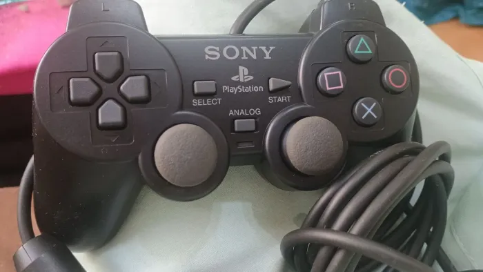 CONTROLE PS2 SONY ORIGINAL SERIE A NOVO. RARIDADE $200,00