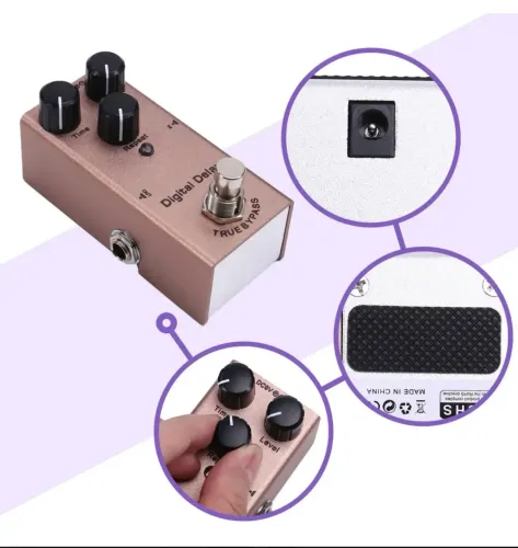 Pedal Guitarra Delay Digital