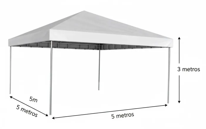 TENDA PIRAMIDAL 5x5 PROMOÇÃO!!!