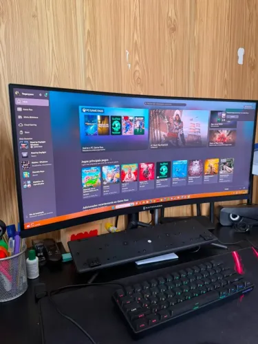 PC Gamer, AMD RYZEN 7 5700X c/ Monitor e Acessórios