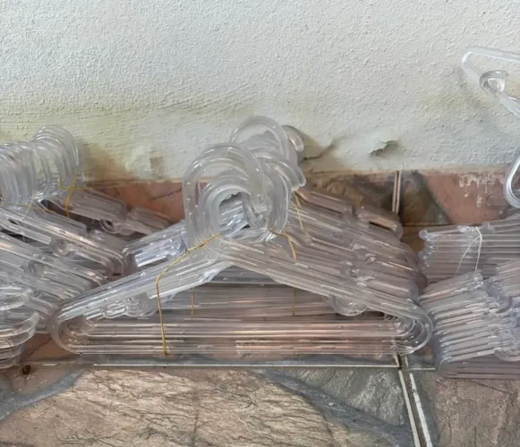 100 Cabides de acrílico infantil 