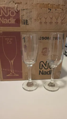 12 taças para champanhe vidro