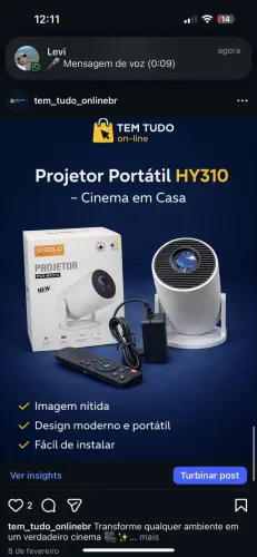 Projetor smart 