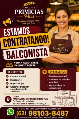Vaga de emprego 
