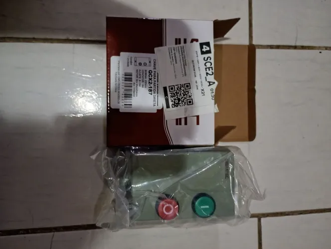 Chave para partida direta vibratec QCX2-187(220)nova nunca foi usada