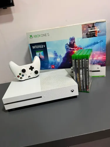 Xbox one s com garantia pronta entrega - levo até sua casa 