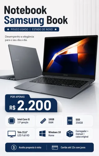 Notebook Samsung Book
