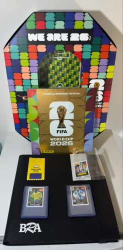 Álbum Dourado Numerado Completo - Figurinhas avulsas e Legends Messi e Vini Jr