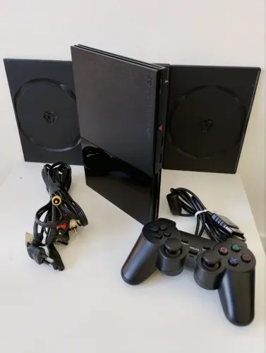 Playstation 2 PS2 Completo Destravado Com Jogos