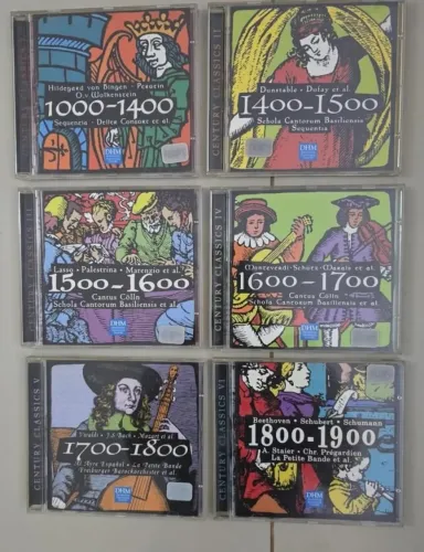 Coleção Cds Century Classics Vol I ao VI RARIDADE Para Colecionador de Musicas Clássic