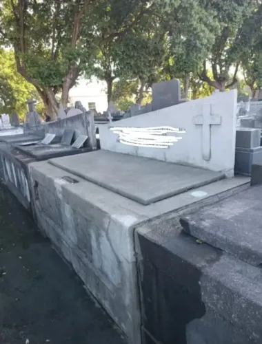 Vendo jazigo perpétuo 2,4m² no Cemitério São Francisco Xavier, Caju.