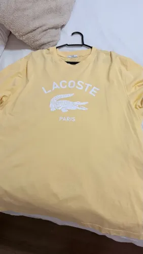 Camiseta amarela Lacoste original