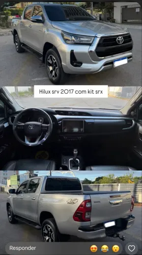 Toyota Hilux CD SRV 4X4 2.8 TDI Diesel Aut. 2017