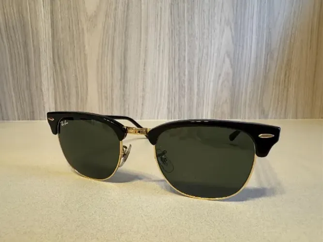 ray-ban clubmaster original óculos de sol usado