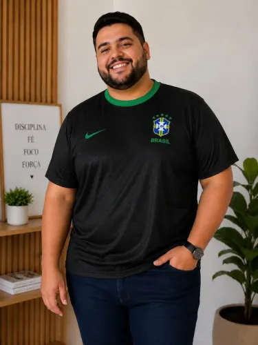 Blusa Brasil plus size G2 G3 e G4