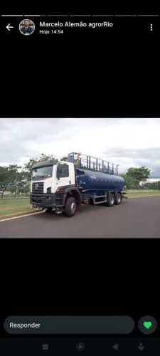 ALUGA-SE CAMINHÃO PIPA 20.000L E 10.000L
