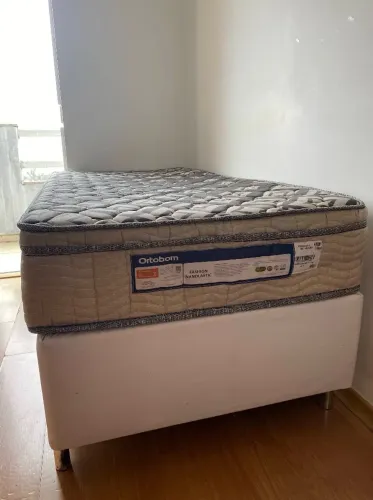 Cama box ortobom