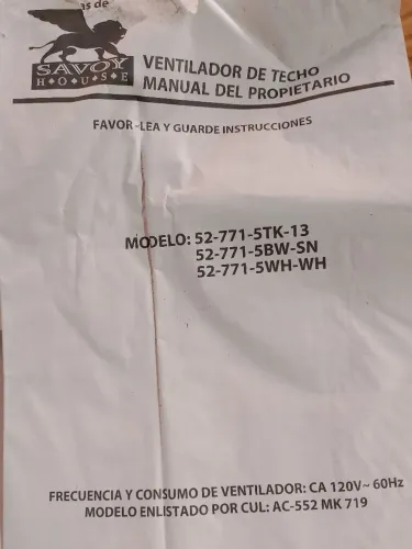 2(DOIS) Ventiladores de teto NOVO