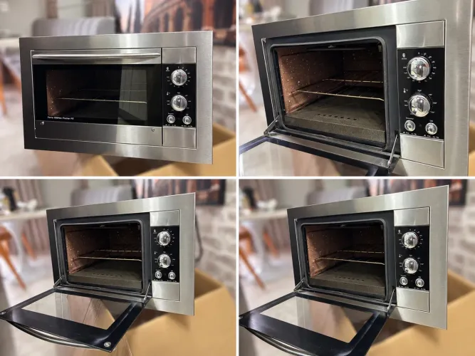 Forno elétrico de embutir Fischer 44 litros - usado