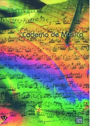 Caderno De Música Luxo Irmãos Vitale 2-cm - 12 Pautas