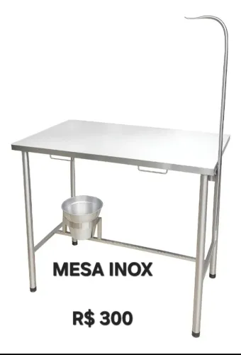 Mesa inox cirúrgica