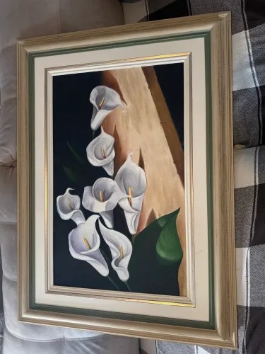 Quadro Antigo Pintura a Óleo