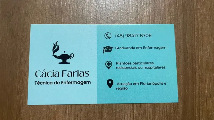 Técnica de Enfermagem - Cuidados domiciliares e hospitalares em Florianópolis 