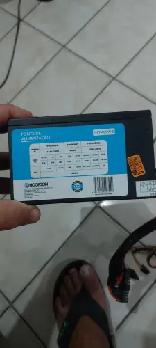 Fonte e cooler em perfeito estado