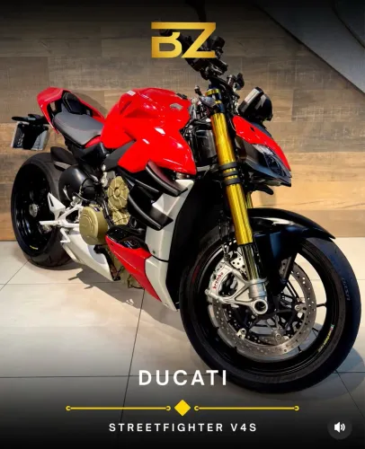 DUCATI STREETFIGHTER V4S - Baixo Km - Impecável