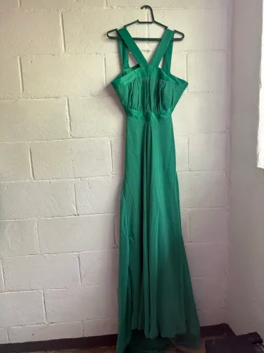 Vestido de festa verde