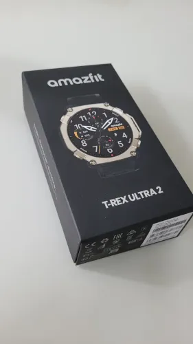 Relógio de titanio topo de linha amazfit - T-Rex Ultra 2 (NOVO)